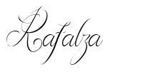 Rafalza 字形