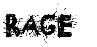 Rage шрифт
