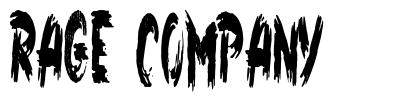 Rage Company schriftart