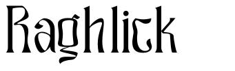 Raghlick шрифт