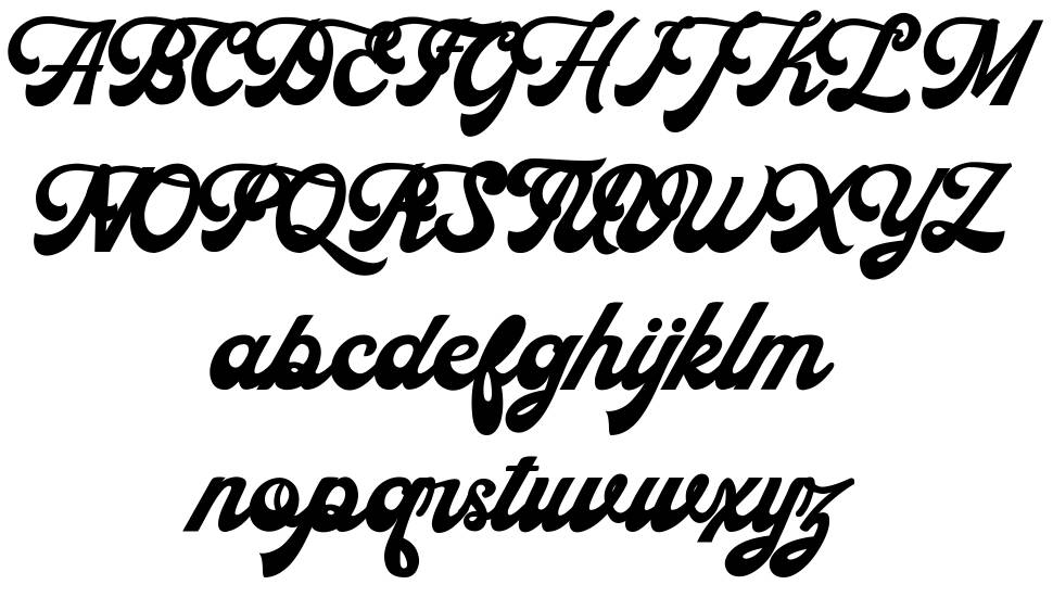 Rahardian font