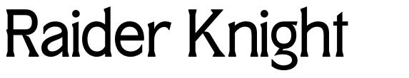 Raider Knight font