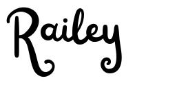Railey czcionka