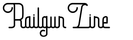 Railgun Line font