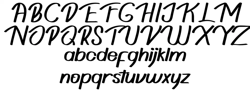 Rain Guardfont specimens