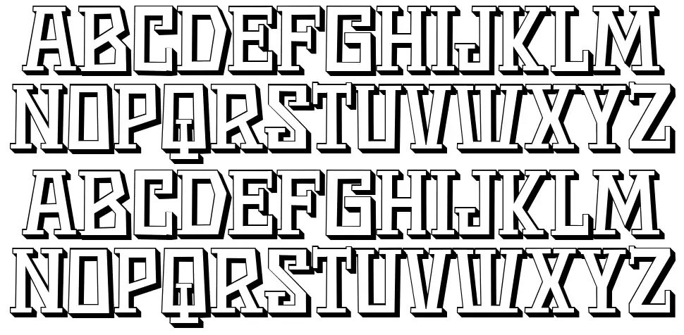 Raindustfont specimens