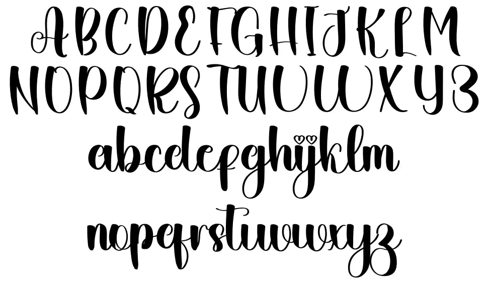 Rainlyfont specimens