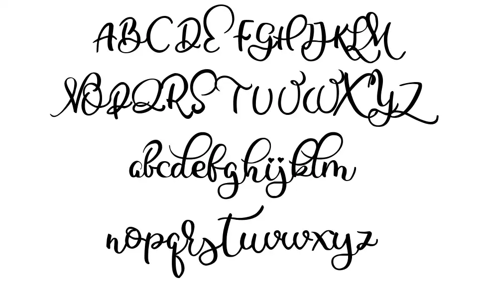 Raisty font specimens