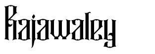 Rajawaley шрифт