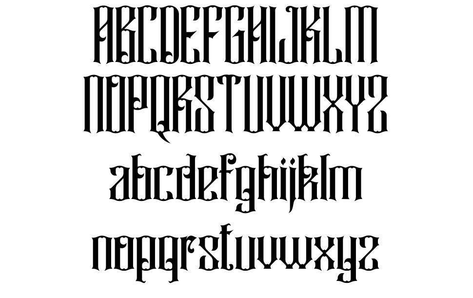Rajawaley font specimens