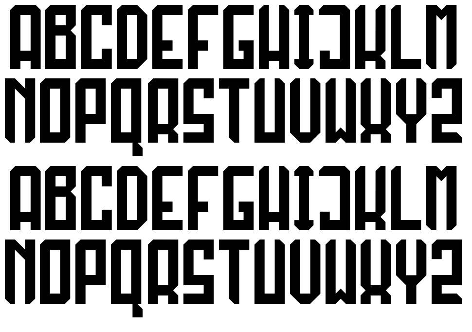 Rakabaqa font specimens