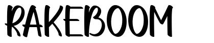 Rakeboom font