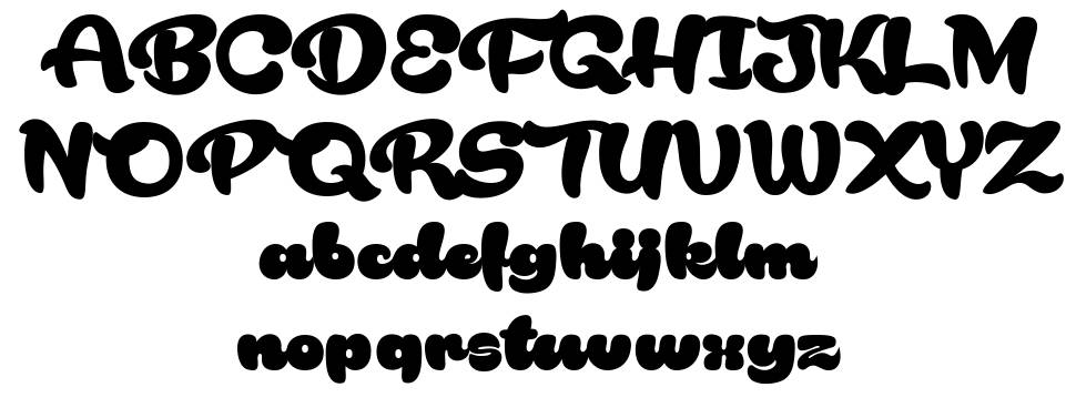 Rakoon font specimens