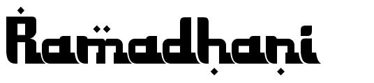 Ramadhani font