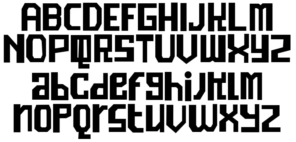 Ramones font specimens