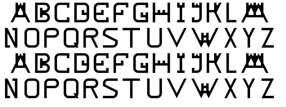 Rampart font specimens