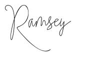 Ramsey шрифт