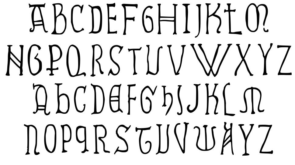 Ramundus font Örnekler