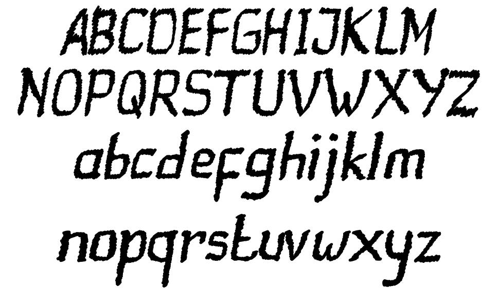 Ranforty Rx font Örnekler