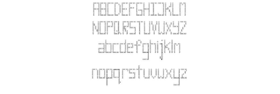 Rank font specimens