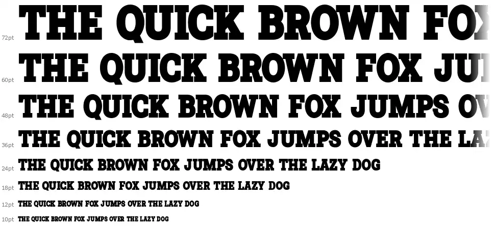 Ranked Sportsfont waterfall