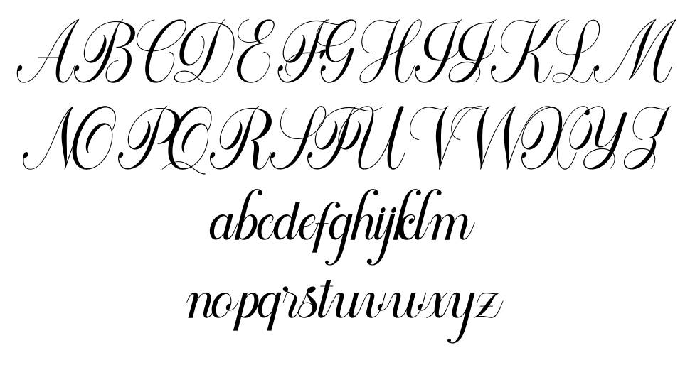 Rankfine font specimens