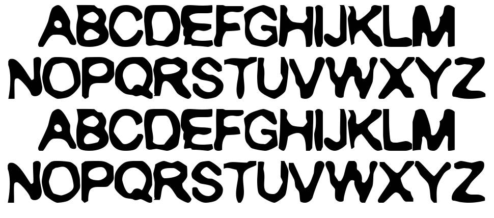 Ranxerox font specimens