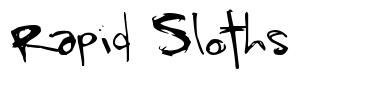 Rapid Sloths font