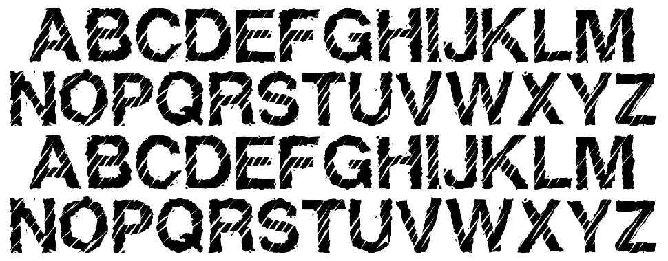 Raptorfont specimens