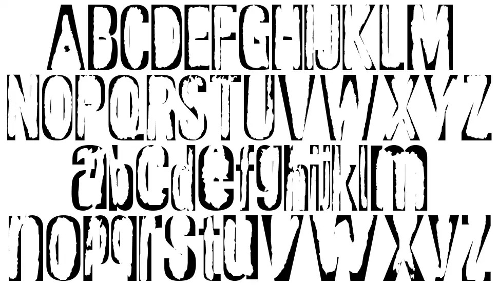 Rapture font specimens