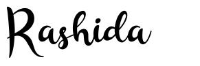 Rashida font