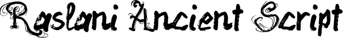 Raslani Ancient Script