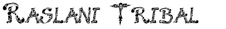 Raslani Tribal font