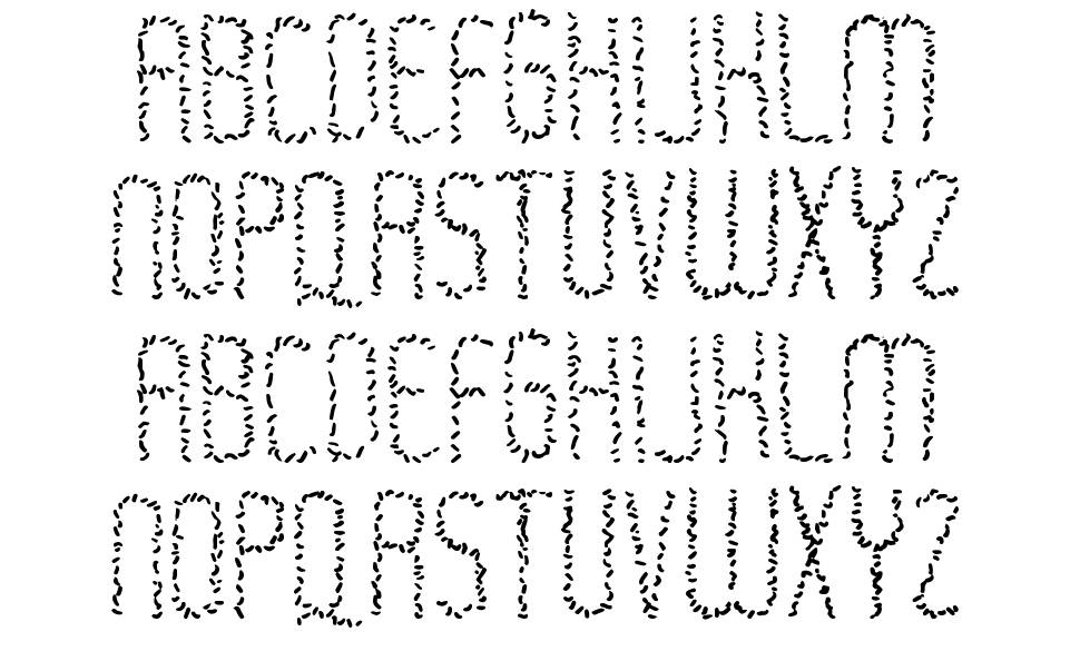 Rastaerize フォント 標本