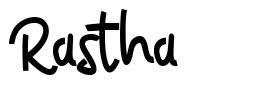 Rastha шрифт