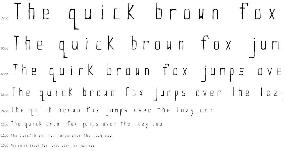 Rat Scratch Tallfont waterfall