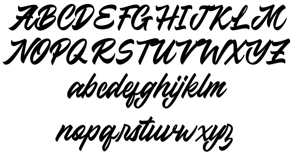 Ratcliffer font Örnekler