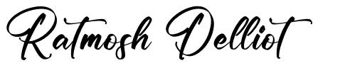 Ratmosh Delliot 字形