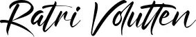 Ratri Volutten schriftart