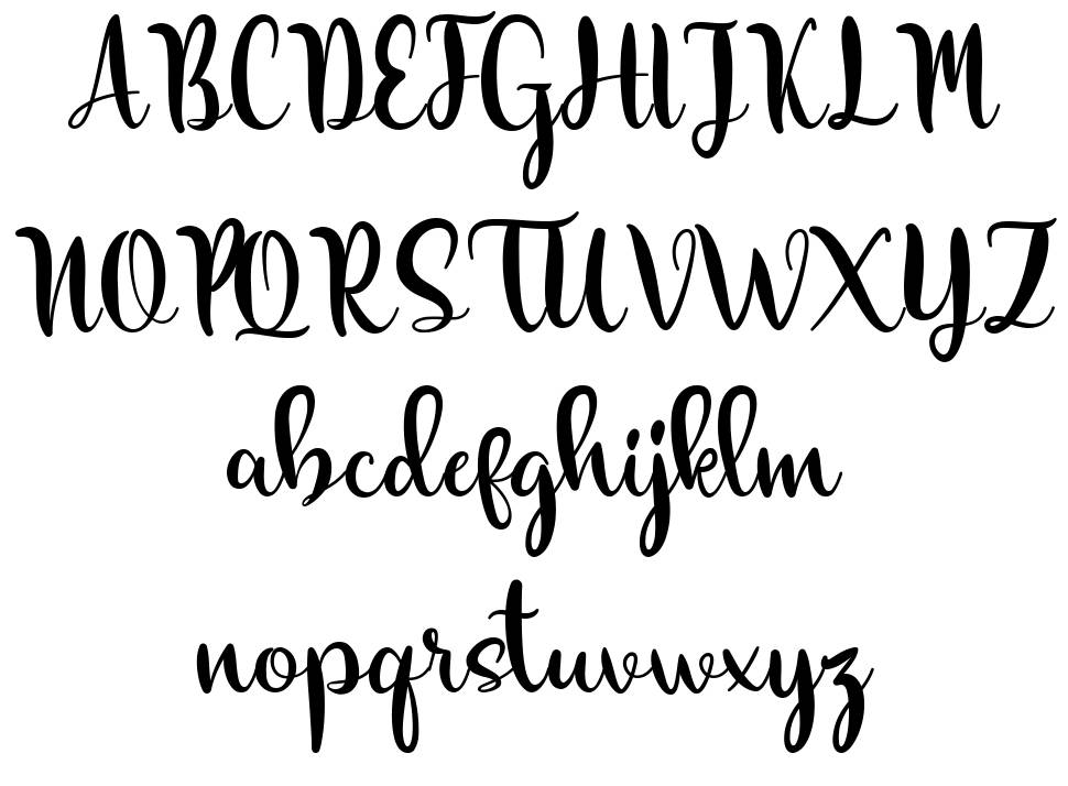Rattu font Örnekler