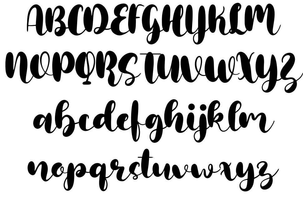 Ratumba font specimens