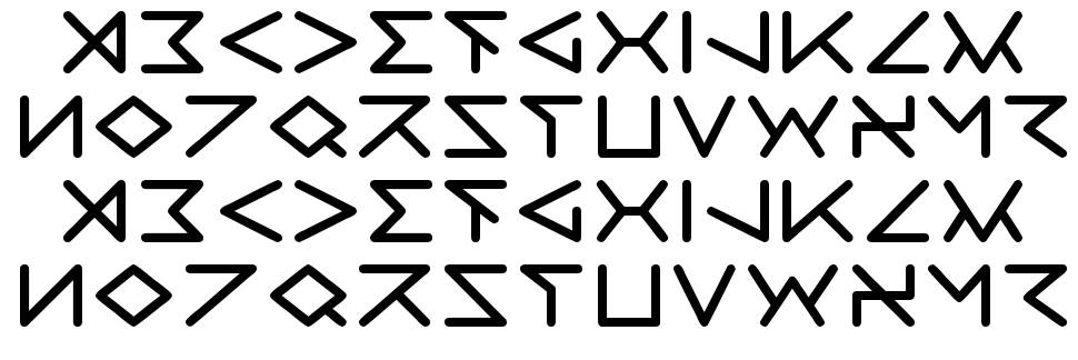 Ravenia font Örnekler