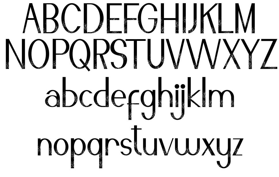 Ravenously font specimens