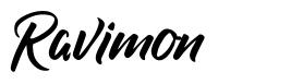 Ravimon шрифт