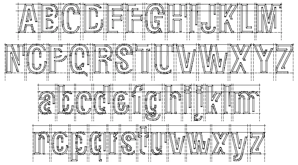 Raw Macro font by pOPdOG fONTS FontRiver