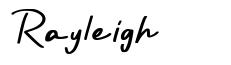 Rayleigh font