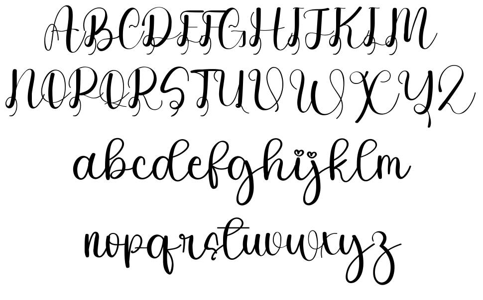 Rayloon font Örnekler