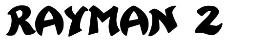 Rayman 2 шрифт