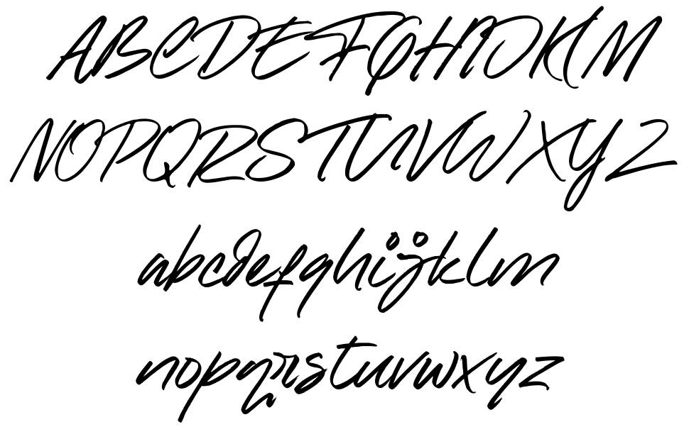 Raynoss font specimens