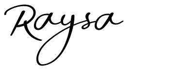 Raysa font